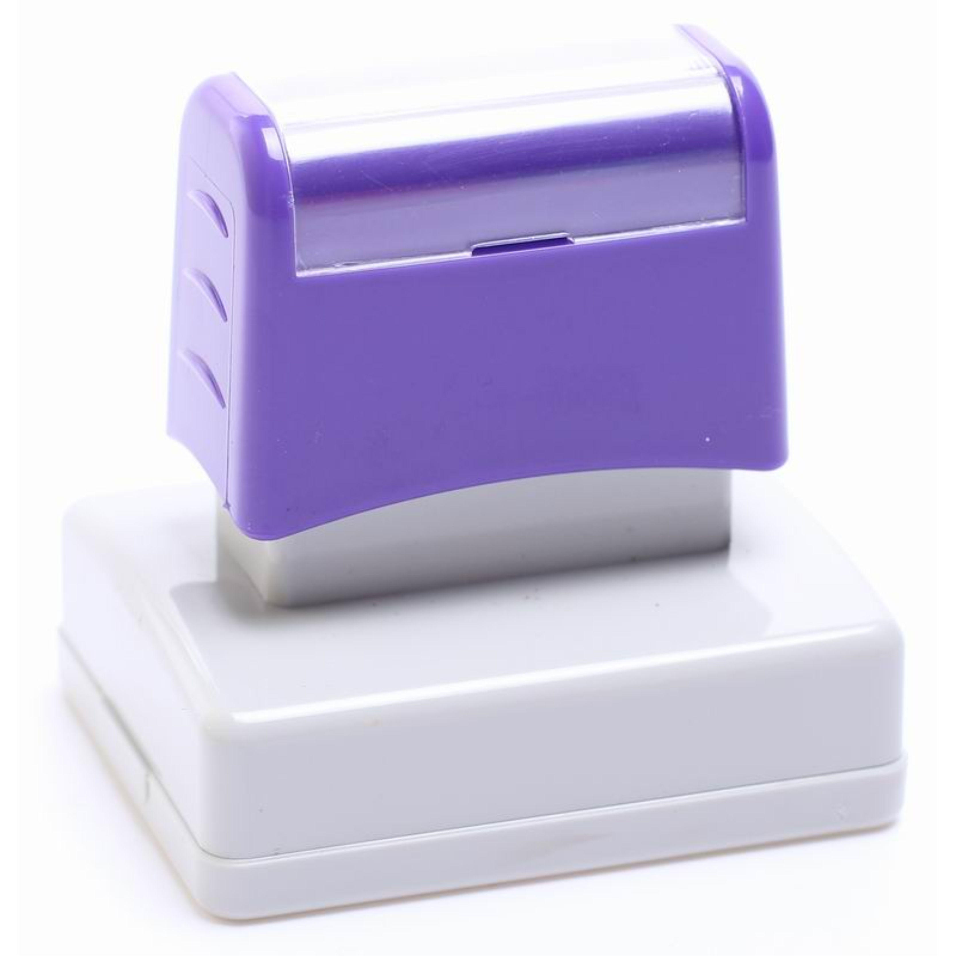 F-Series - Pre Inked Stamps comes with flash foam,ink cartridge and trim ring.