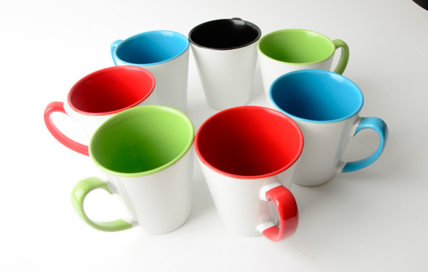 Handle Color & Inner Latte Mug12oz 
